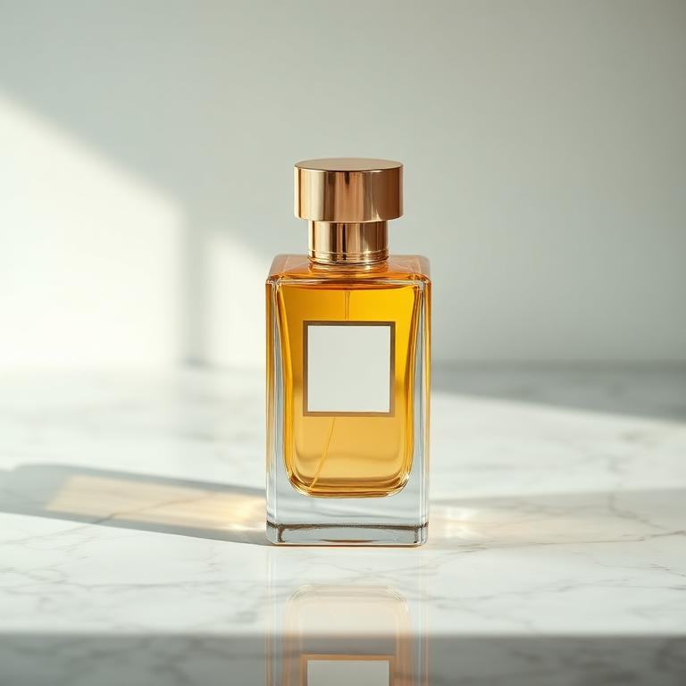 AI-generated luxury perfume product photograph